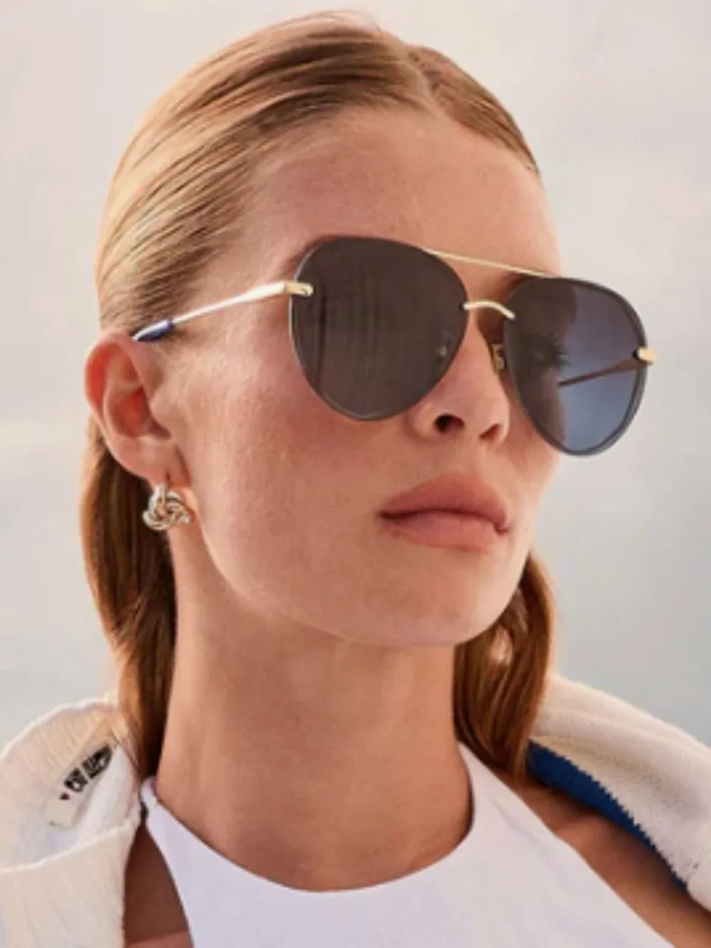 DIFF Lenox Aviator Sunglasses